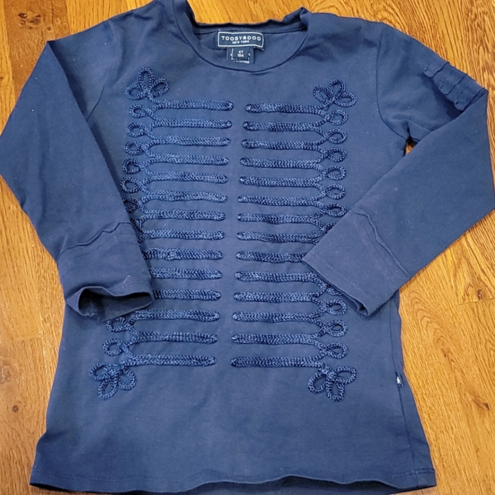 Navy blue Tooby Doo long sleeve shirt - Picture 1 of 4